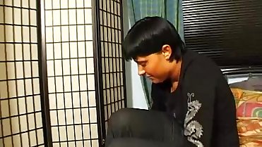 German amateur mom masturbates and sucks with cum