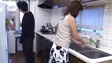 smoking hot mature girl mom gives full sexual lessons to her step son and teaches him to fuck
