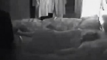 Enjoy my mum masturbating on bed. Hidden cam