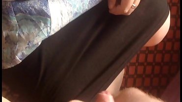 My mom cum bathrobe
