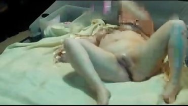 My old chubby mom masturbating. Hidden cam