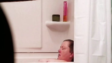 12-28-2016 another bath for my fat wife Christine.