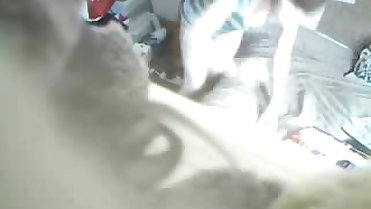 Mom masturbating in bed room caught by not her son