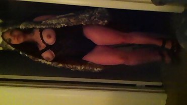 HOTT wife fucking herself with toy